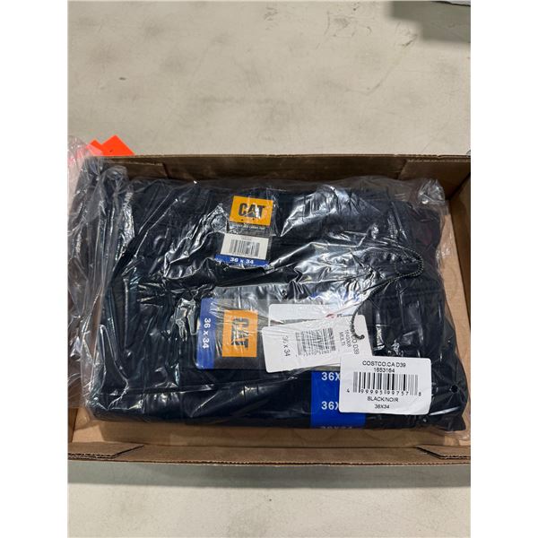 NWT CAT pants size 36 x 34 black