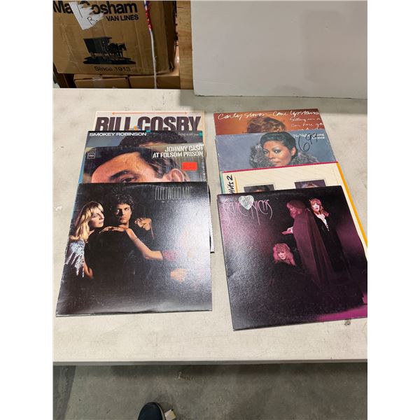 Carly Simon, Stevie Nicks, Fleetwood Mac, Smokey Robinson, Johnny Cash, and other Records
