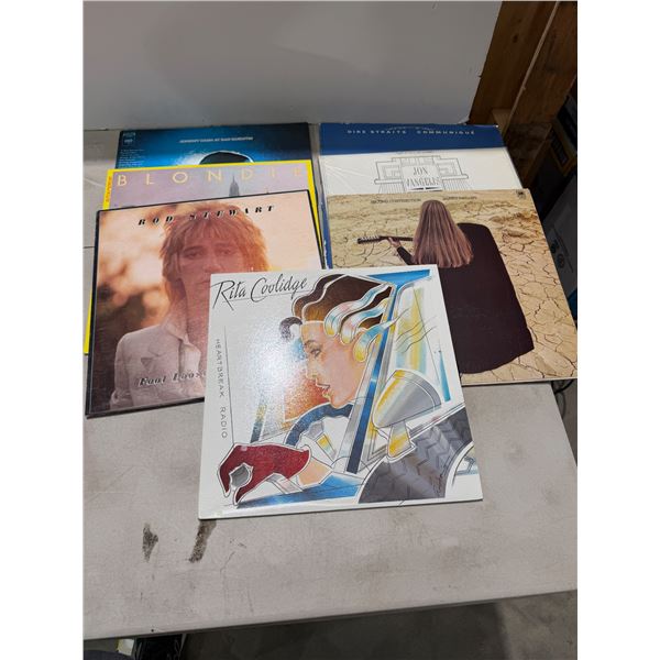 Records, Dire Straits, Rod, Stuart, Blondie, Johnny Cash, Rita Coolidge, Shawn Phillips