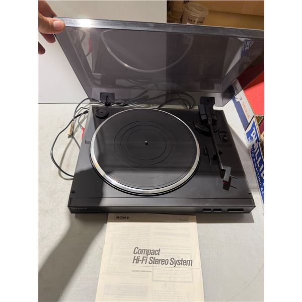 Sony turntable