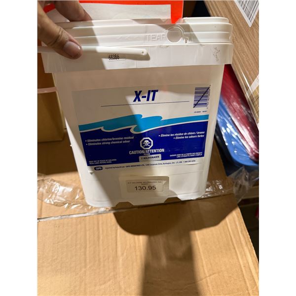 X – IT eliminates, chlorine and Bromine residual