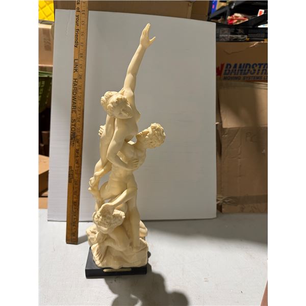 reproduction of Giambologna's Abduction of the Sabine Women, commonly produced in resin or "Art Mass