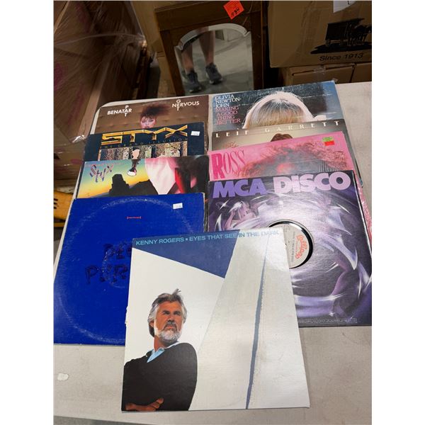 Records, Pat Benatar, Deep Purple, STYX Kenny, Roger Rogers and mark