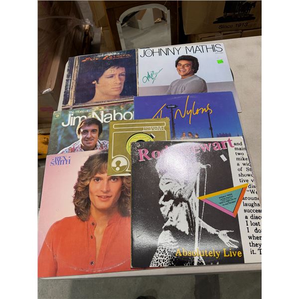 Assorted Records, Rex Smith, Rod, Stuart, the nylons et