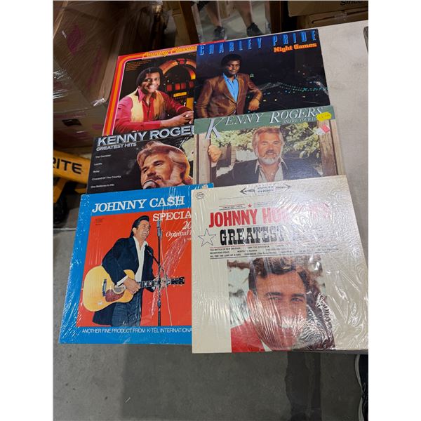 Charlie pride Kenny Rogers, Johnny Cash Records