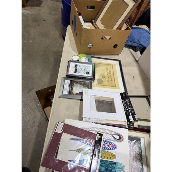 Frames and mats