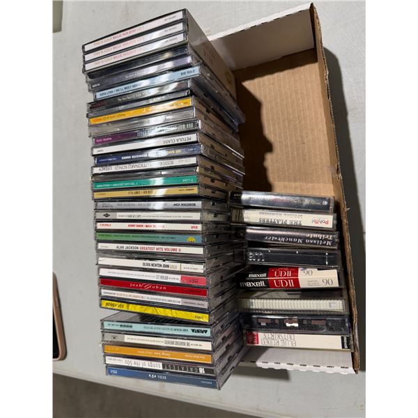 Cassettes and CDs