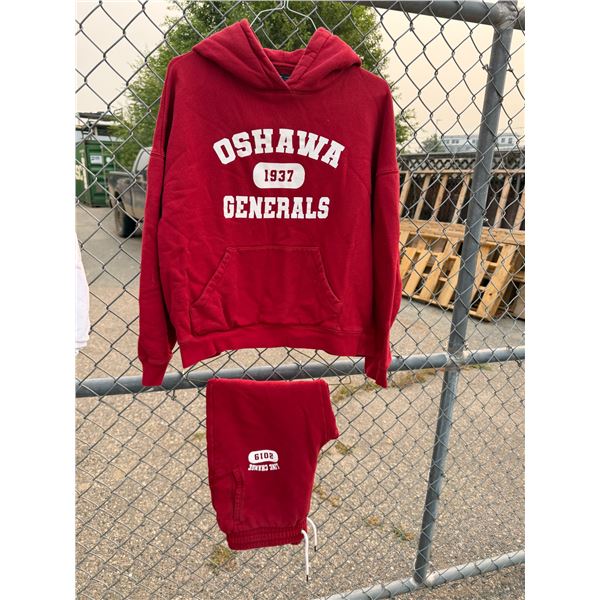 Size medium sweatpants, and hoodie