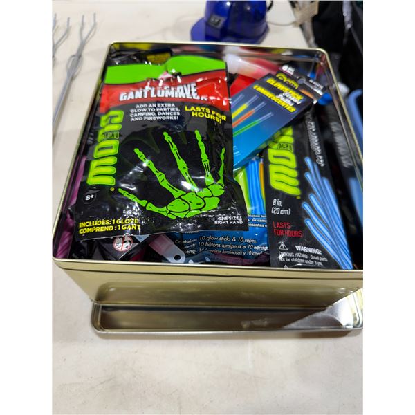 Glo sticks and other Glo items