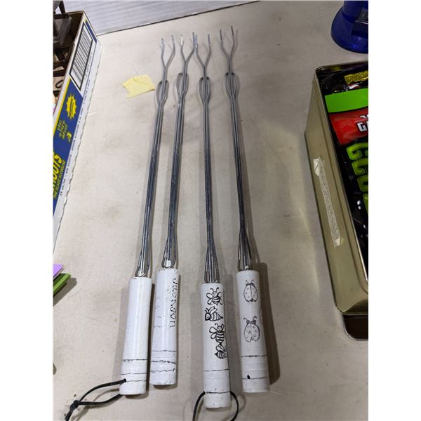 Campfire sticks or barbecue stick