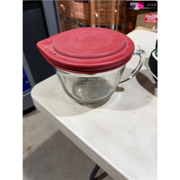 Anchor measuring cup with lid