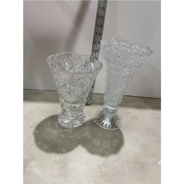 Crystal vases