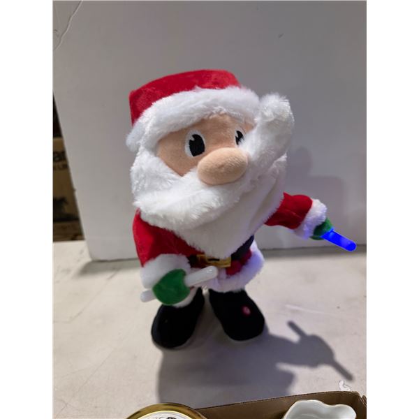 Light up, dancing singing Santa