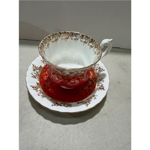 Royal, Albert, teacup, and saucer