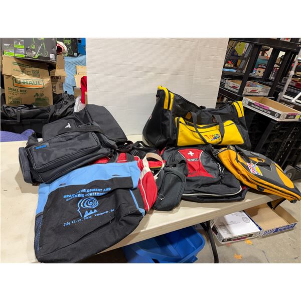 Duffel bags and backpacks