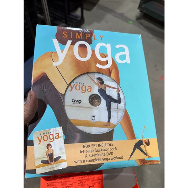 Simply yoga, DVD and books set