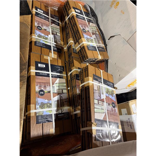 Elegance teak tiles interlocking deckboards aprox. 260 sq feet New