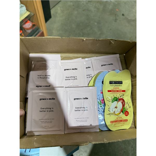Assorted eye masks, etc.