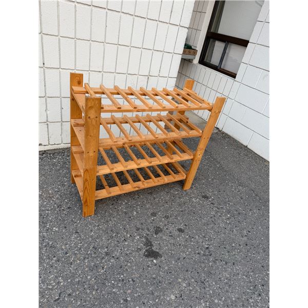 Wood shelf good morning