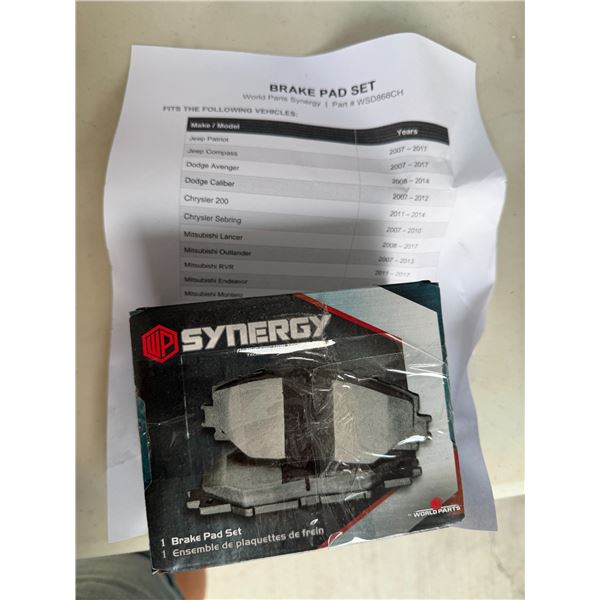Brake pad set