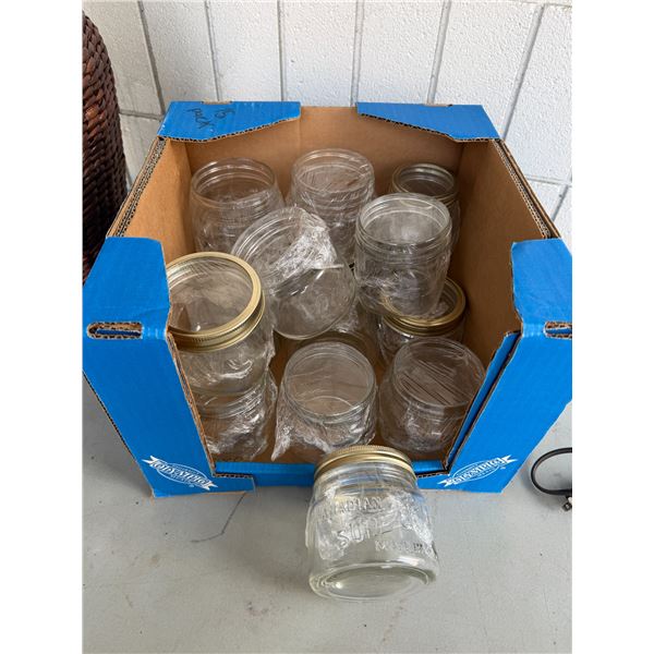 15 canning jars
