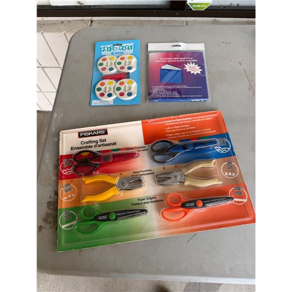 FISKARS crafting scissors and other crafting items