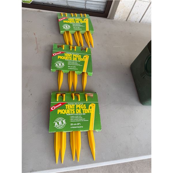 Tent pegs