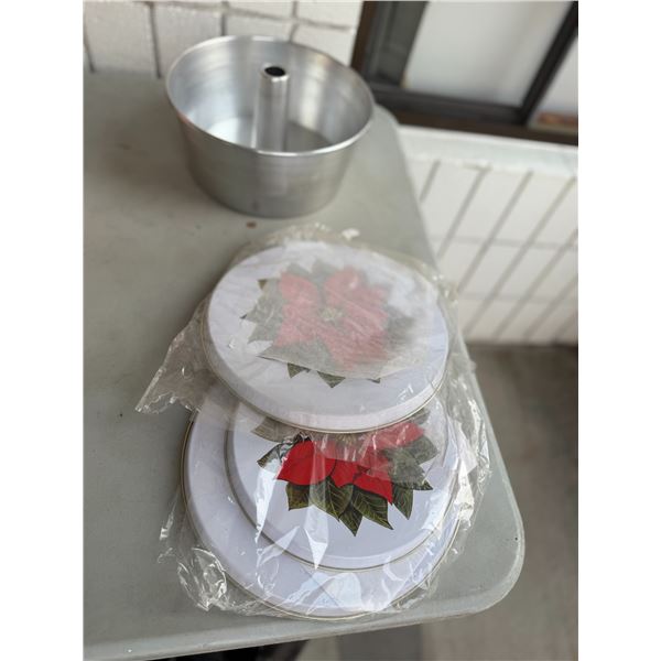 Baking pan and stove element covers