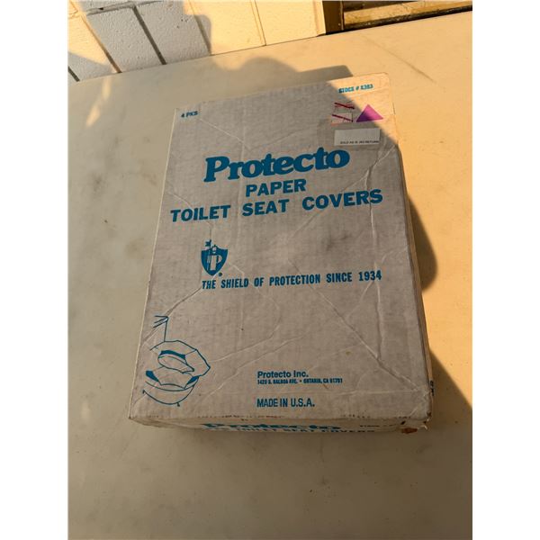 Paper toilet seat cover