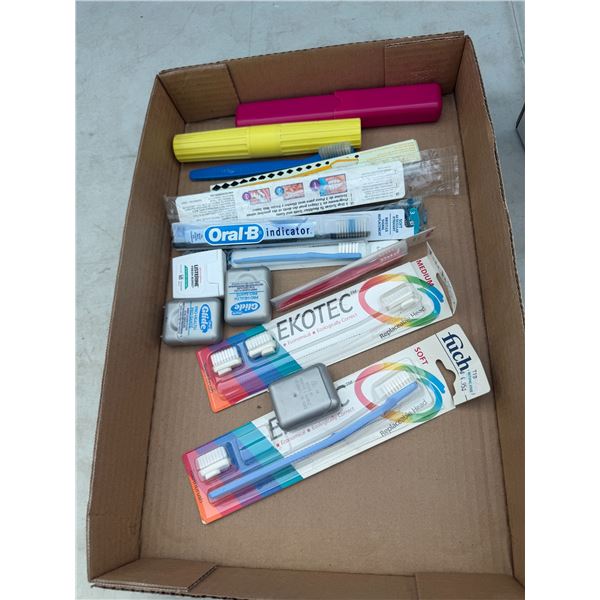 Toothbrushes and floss