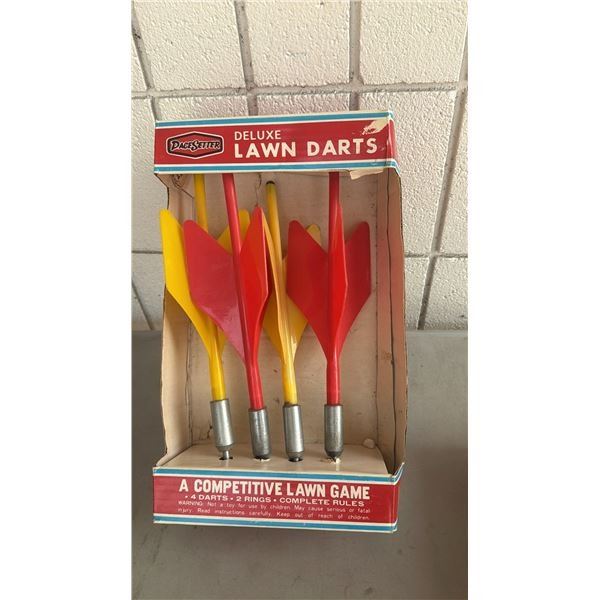 Lawn dart stick making somebody mad