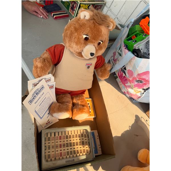 Teddy ruxpin tap recorder with tapes