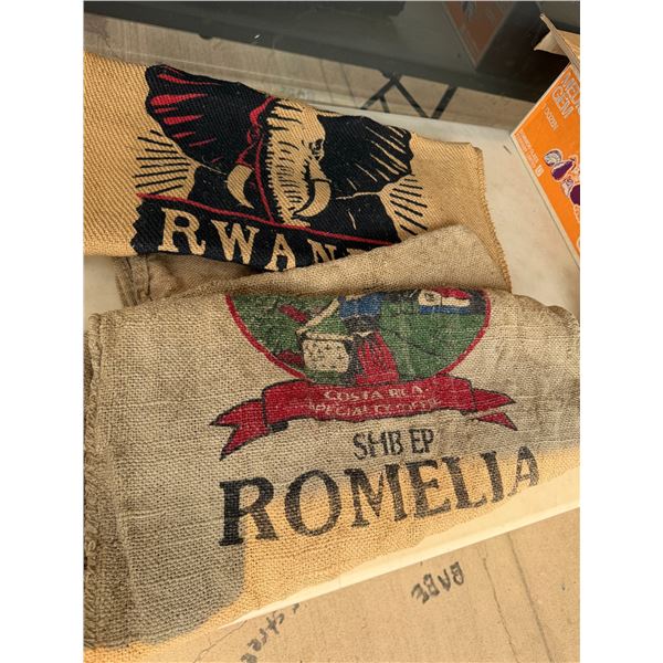 Burlap bags
