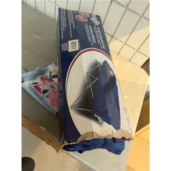 On the go folding bed