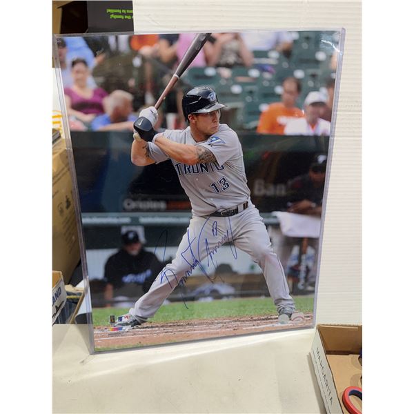 Signed baseball poster
