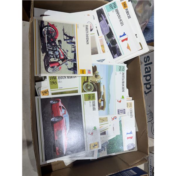 Vehicle info cards