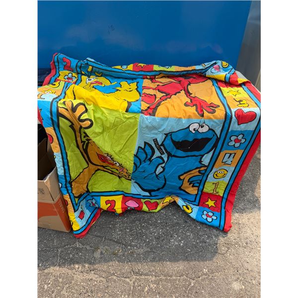 Sesame Street blanket
