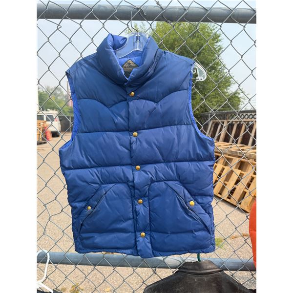 Vest size not shown