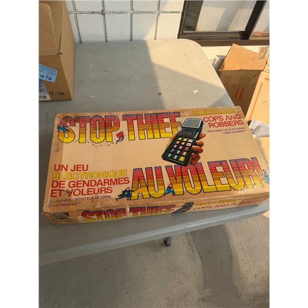 Vintage electronic cops and robbers game
