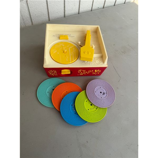 Vintage Fisher-Price record player