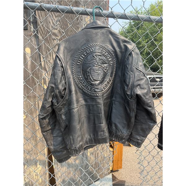 Leather jacket some ware