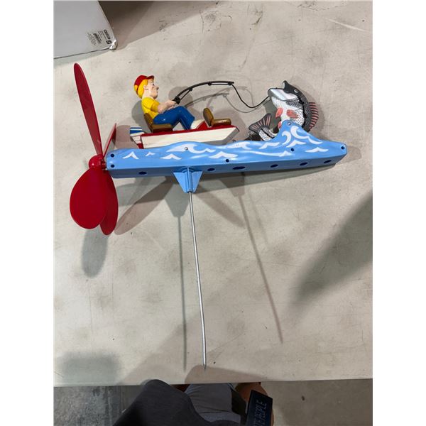 Fishing themed whirly bird
