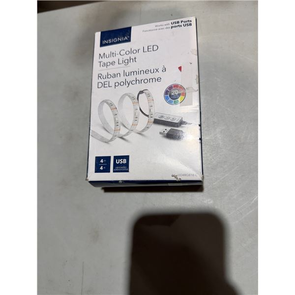 Multicolor LED tape light