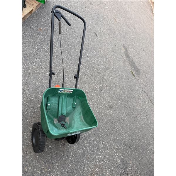 Turf builder seed spreader