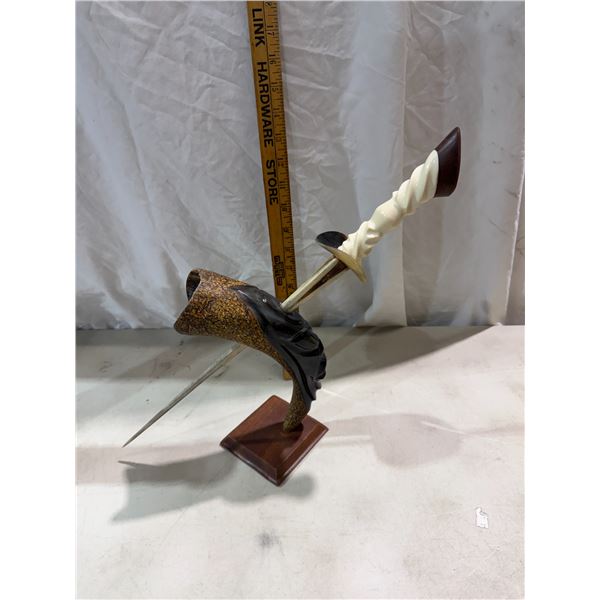 ornate decorative dagger or letter opener
