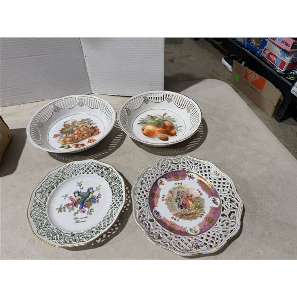 Decorative bowls and plates