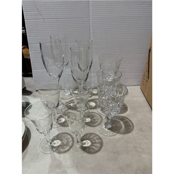 Crystal glasses