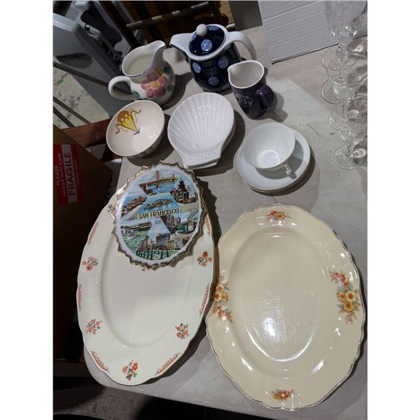 Platters and dishware