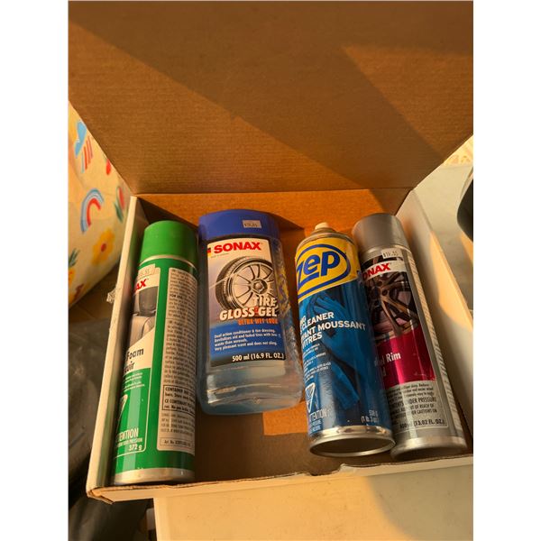 Assorted cleaners