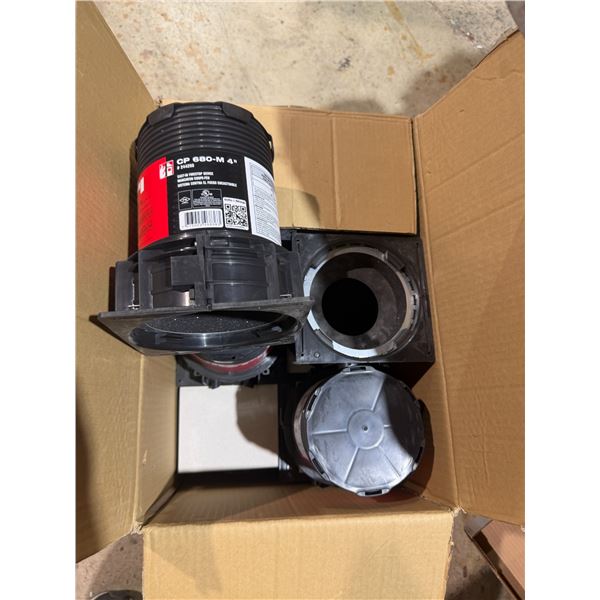 New cast in fire stop devices
